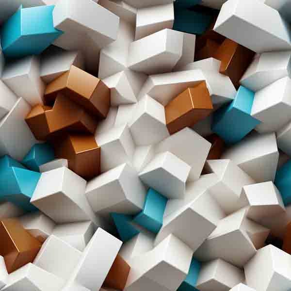 Set of 16 Seamless 3D Geometric Patterns – High-res Jpgs - 4096 X 4096 ...
