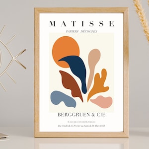 Poster artistico - Matisse - Mostra Berggruen - Con o senza cornice - Opzione di laminazione - Decorazione da parete - Consegna gratuita