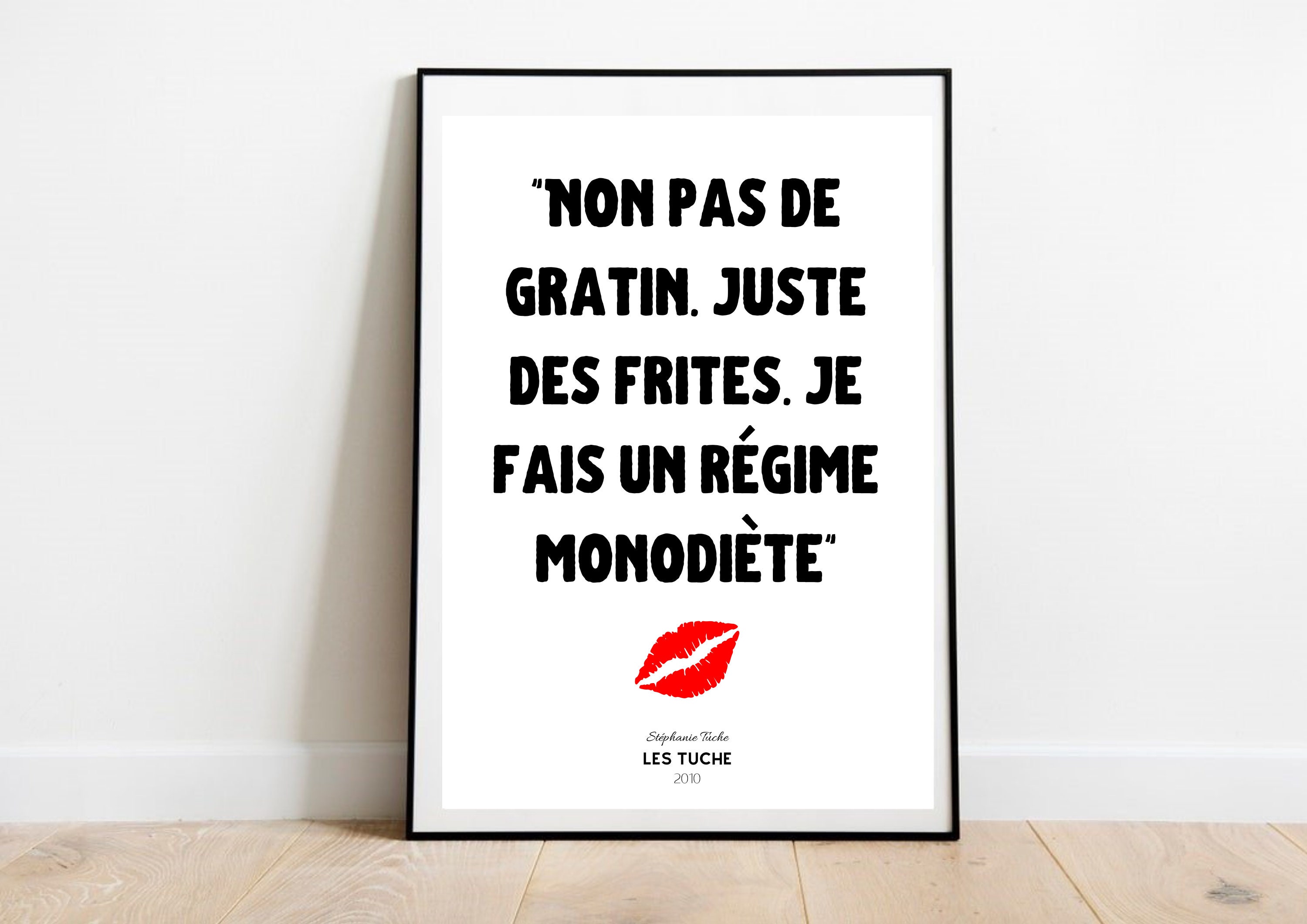 Affiche Cinéma - Les Tuche Monodiète Réplique Culte Made in France Idée Cadeau