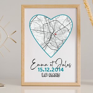 TO PERSONALIZE - On Glossy Photo Paper - The Poster of Your Meeting - With or Without Frame - FREE -> Colissimo Delivery