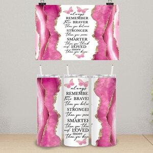 Always Remember Skinny Tumbler, Drinkware, Coffee Cup, Gift Idea, Gift for Her, Gift for Mom, Positive Affirmations, Good Vibes