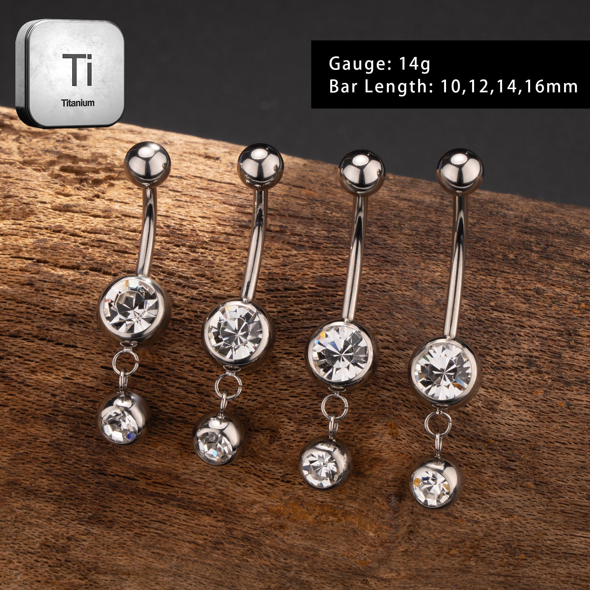 Titanium belly rings deals