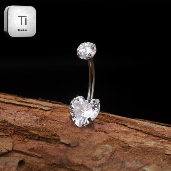 Titanium navel sales rings