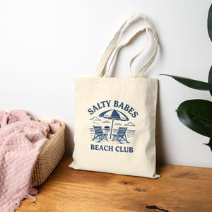 Cotton Canvas Beach Tote Bag: Summer Essentials Travel Bag