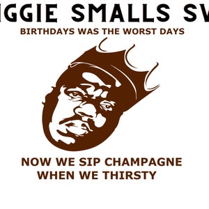 Biggie Smalls SVG, The Notorious B.I.G. SVG, Rapper SVG, Hip Hop SVG, Cricut, Silhouette, Bundle svg, Wanddeko