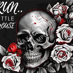 Run Little Mouse 20 oz Tumbler wrap design from the cat and mouse duet, AKA Haunting Adeline and Hunting Adeline.