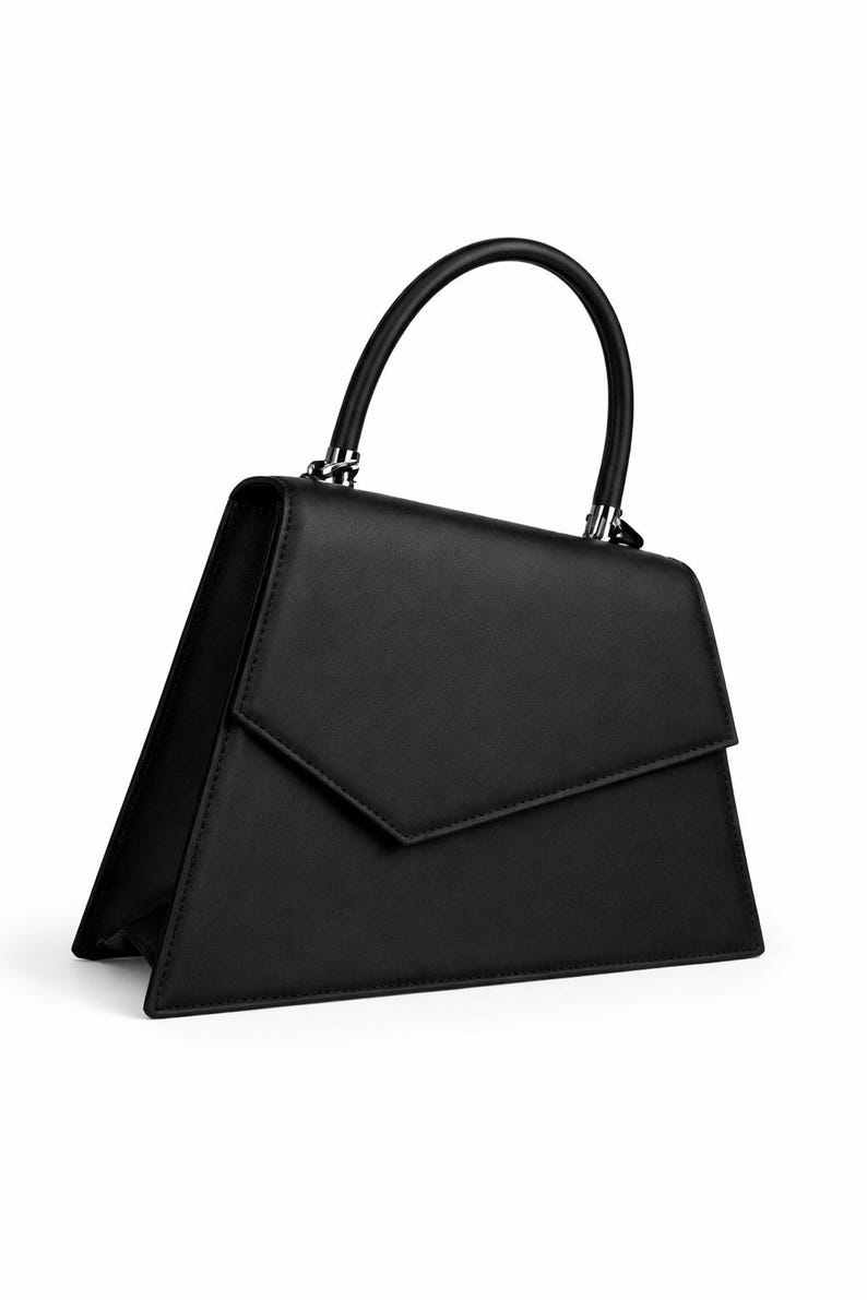 Leather Handbag Pattern PDF | Structured Envelope Bag Template - Etsy