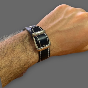 PDF pattern leather bracelet download Easy pattern Leather DIY Leather wristband Steampunk style