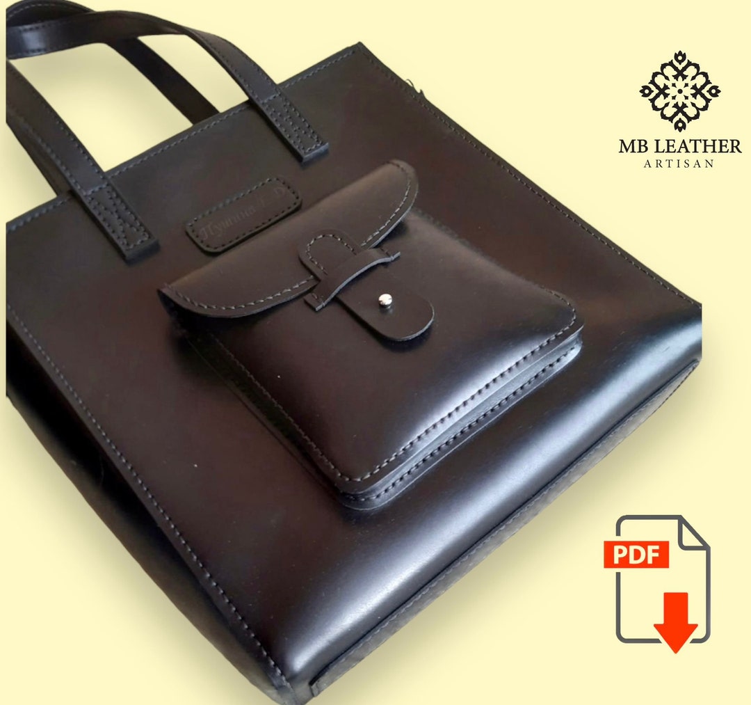 Leather Messenger Bag PDF Pattern | DIY Briefcase - Etsy