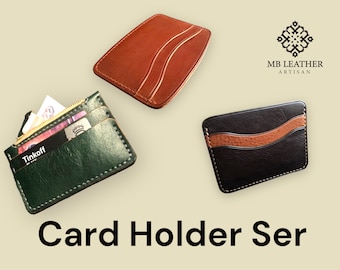 Leather Wallet PDF Pattern Set – Card Holder & Zipper Wallet (A4)
