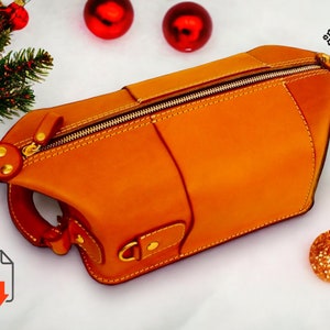 PDF Pattern Dopp Kit - Template - Gift for man - Travel Bag - Grooming Kit - Cosmetic Bag - Shaving bag - Pattern