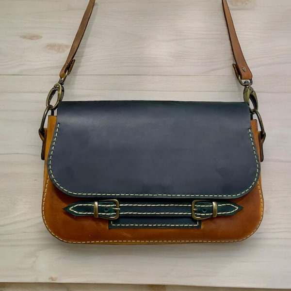 PDF Pattern Leather Retro Hand Bag, Leather Women's Bag, Leather Digital, Leather DIY, Leather Pattern, Leather Handmade, Template Digital