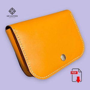PDF Pattern Leather Cross Bag - Waist bag pattern - Belt bag pattern - Fanny pack pattern - Bum Bag pattern - Hip Bag Template