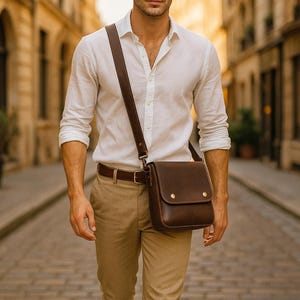 PDF Pattern Leather Messenger Bag | Shoulder bag | Casual Bag Pattern | Leather Crossbody Template | Diy Bag, steampunk bag pattern