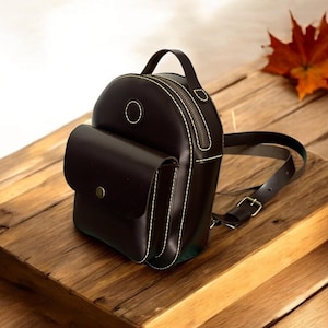 Leather Backpack PDF pattern | Woman Backpack Template | Handmade Leather Backpack Digital Pdf | Woman Bag Template| Diy Backpack