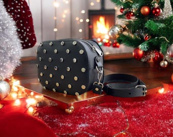 Modello PDF Per Borsa In Pelle Per Telefono, Modello Fai Da Te Per Borsa Per Cellulare (17x13x3 Cm) - Italia