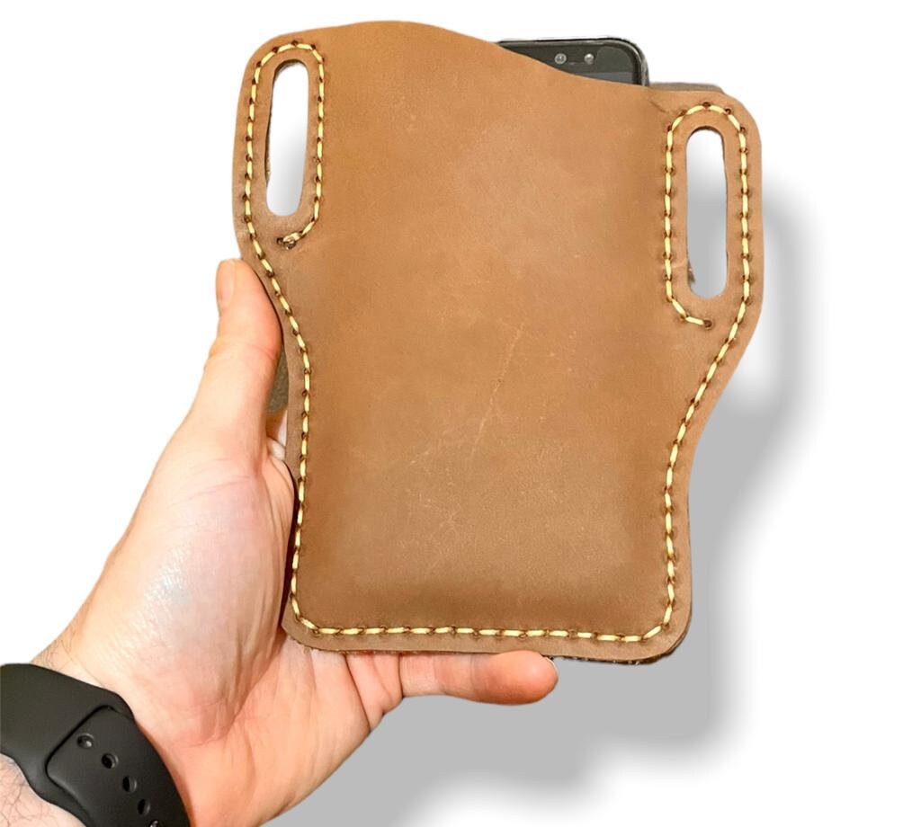 PDF Pattern Leather Phone Holster Handmade Leather Leather Etsy