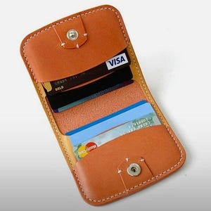 PDF Vorlage - Leder Geldbörse Muster - Leder DIY - Pdf Download - Wallet Template