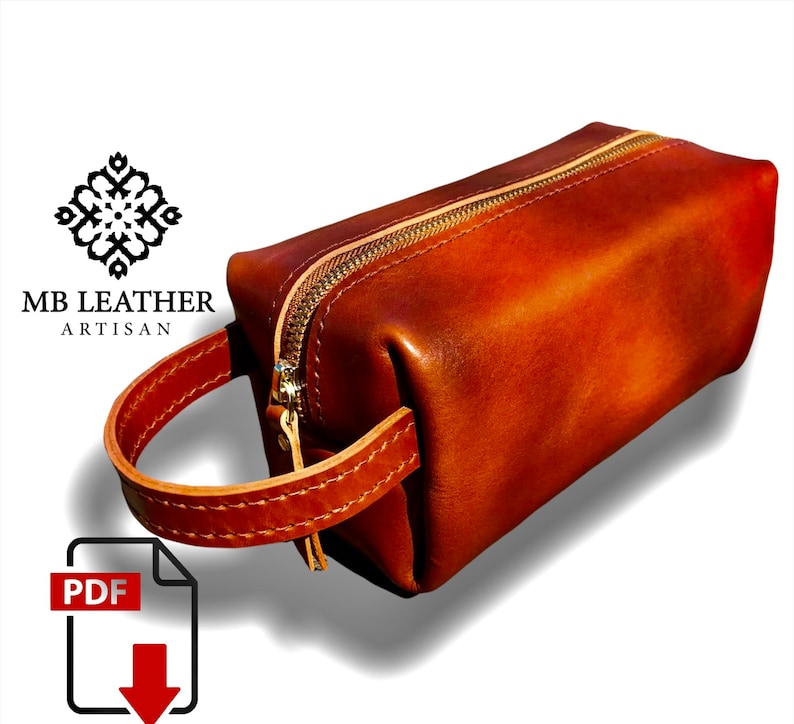 PDF Pattern Dopp Kit Template Gift for Man Travel Bag Etsy