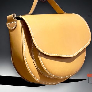 PDF Schnittmuster Leder Handtasche , Leder Damentasche, Leder Digital , Leder DIY, Leder Schnittmuster, Leder Handmade, Vorlage Digital