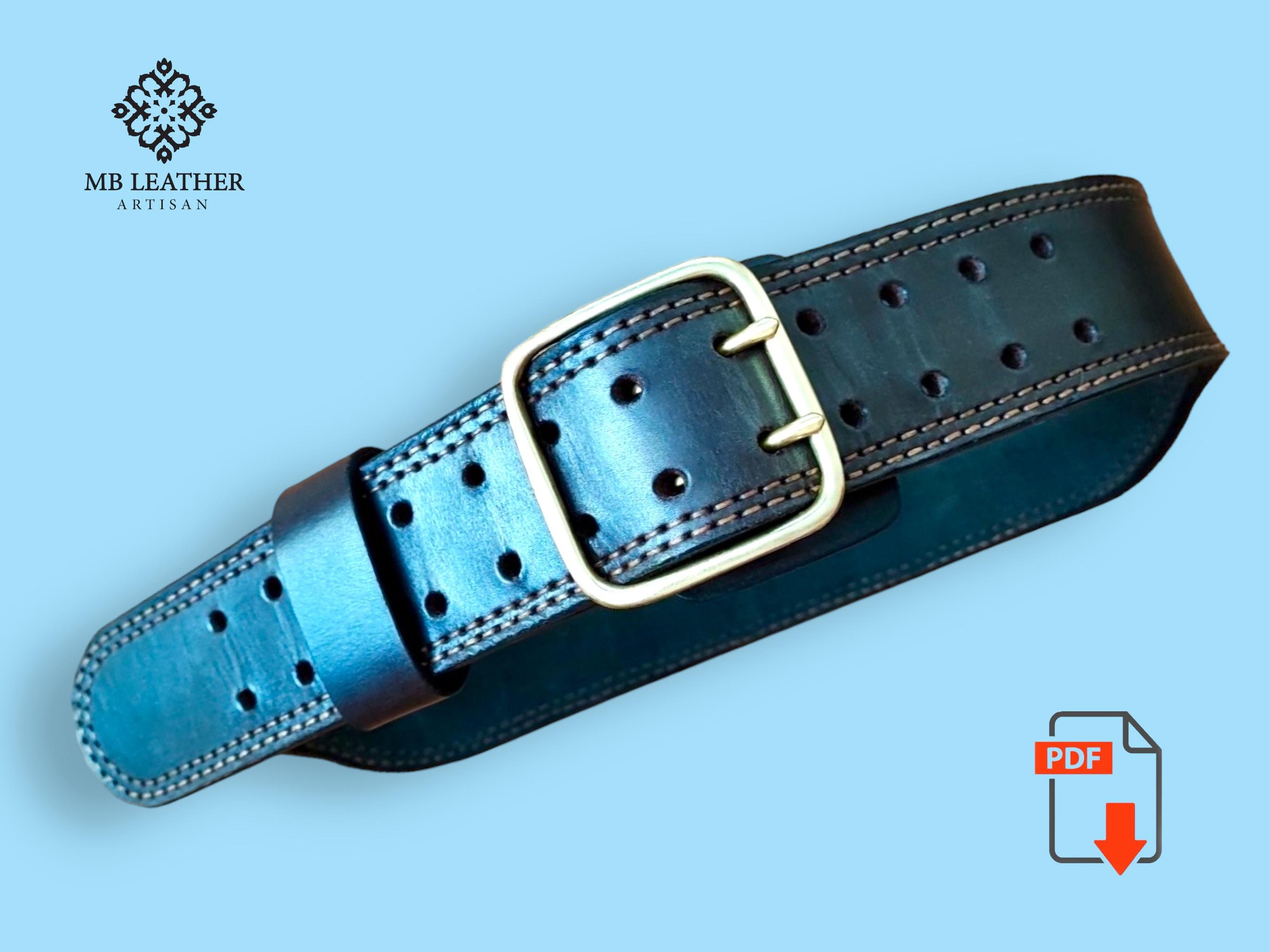 PDF Pattern Weight Lifting Belt Handmade Leather Fitness Belt Leather DIY Leather Pattern Gym Belt Template Digital Etsy