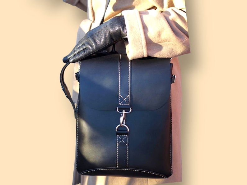 Leather Backpack PDF Pattern Woman Backpack Template - Etsy