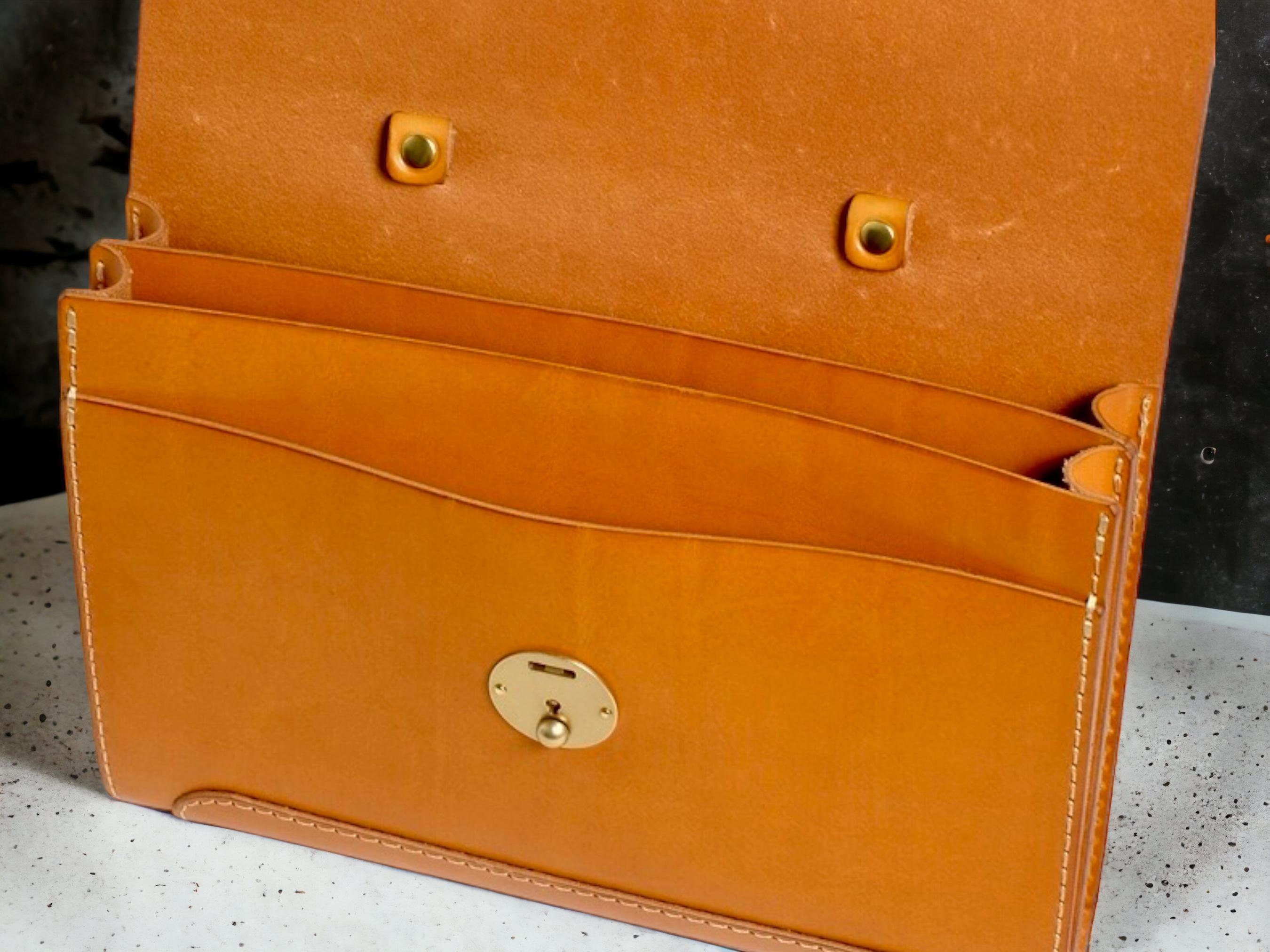Leather Messenger Bag PDF Pattern | DIY Briefcase Template (A4) - Etsy