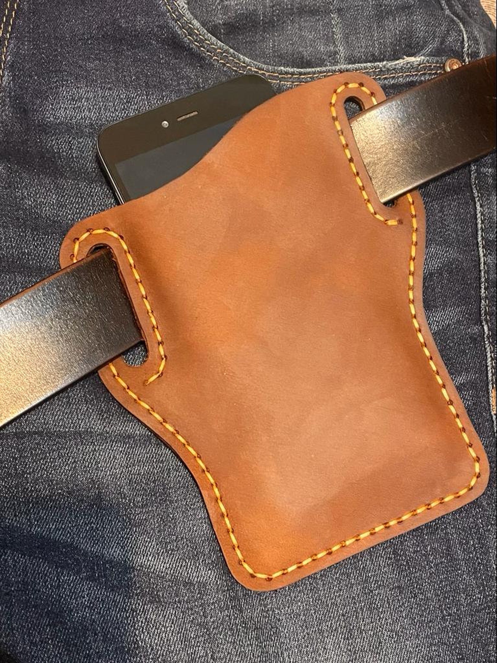 PDF Pattern Leather Phone Holster Handmade Leather Leather Etsy