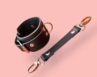 Leather Handcuffs PDF Pattern A4, DIY Wrist Restraints (Digital Download)
