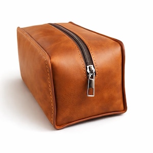 Kulturbeutel PDF Nähanleitung | MB Leather Dopp Kit (20x10x10 cm) (Digital Download)