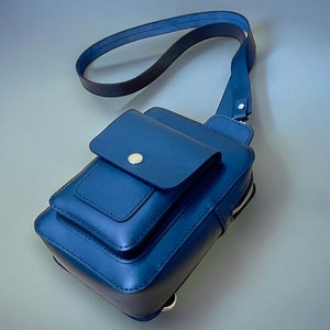 Sac messager en cuir à motif PDF | Sac à bandoulière | Modèle de sac décontracté | Modèle à bandoulière en cuir | Sac à main, modèle de sac steampunk