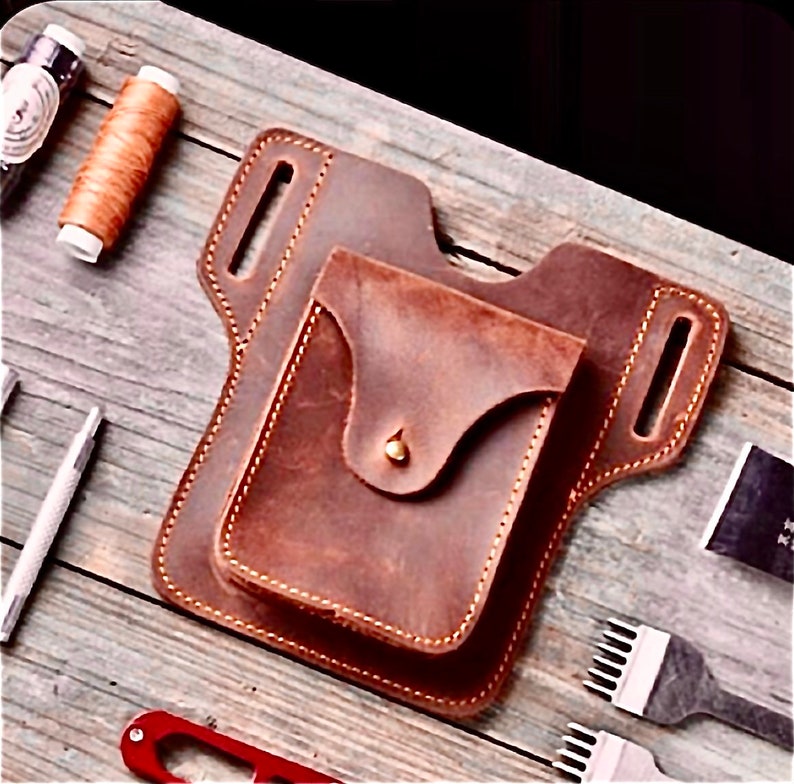 PDF Pattern Leather Phone Holster Handmade Leather Leather Etsy