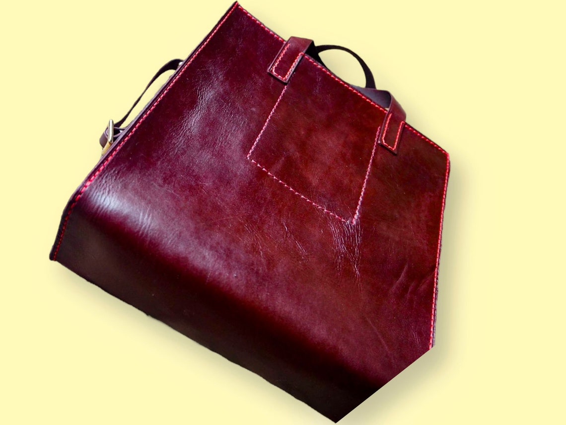 Leather Messenger Bag PDF Pattern | DIY Briefcase - Etsy