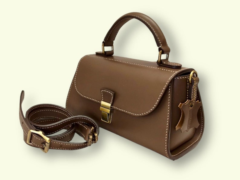 PDF Pattern Leather Hand Bag, Leather Women's Bag, Leather Digital, Leather DIY, Leather Pattern, Leather Handmade, Template Digital image 5