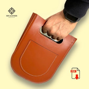 PDF Schnittmuster Leder Handtasche , Leder Damentasche, Leder Digital , Leder DIY, Leder Schnittmuster, Leder Handmade, Vorlage Digital