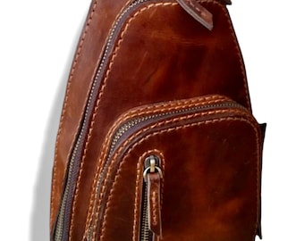 PDF Pattern Leather Bag - PDF Template leather Sling Bag - Pdf Download - Leather bag - Sling bag - Leather backpack