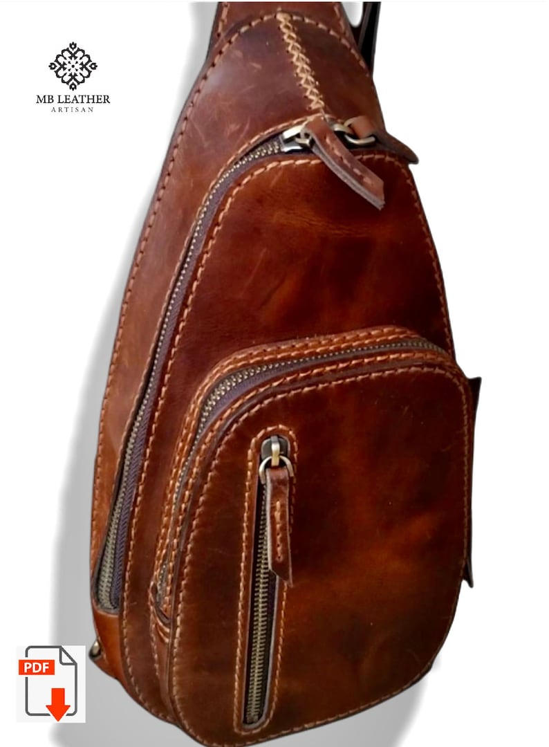 PDF Pattern Leather Bag PDF Template Leather Sling Bag Pdf Etsy