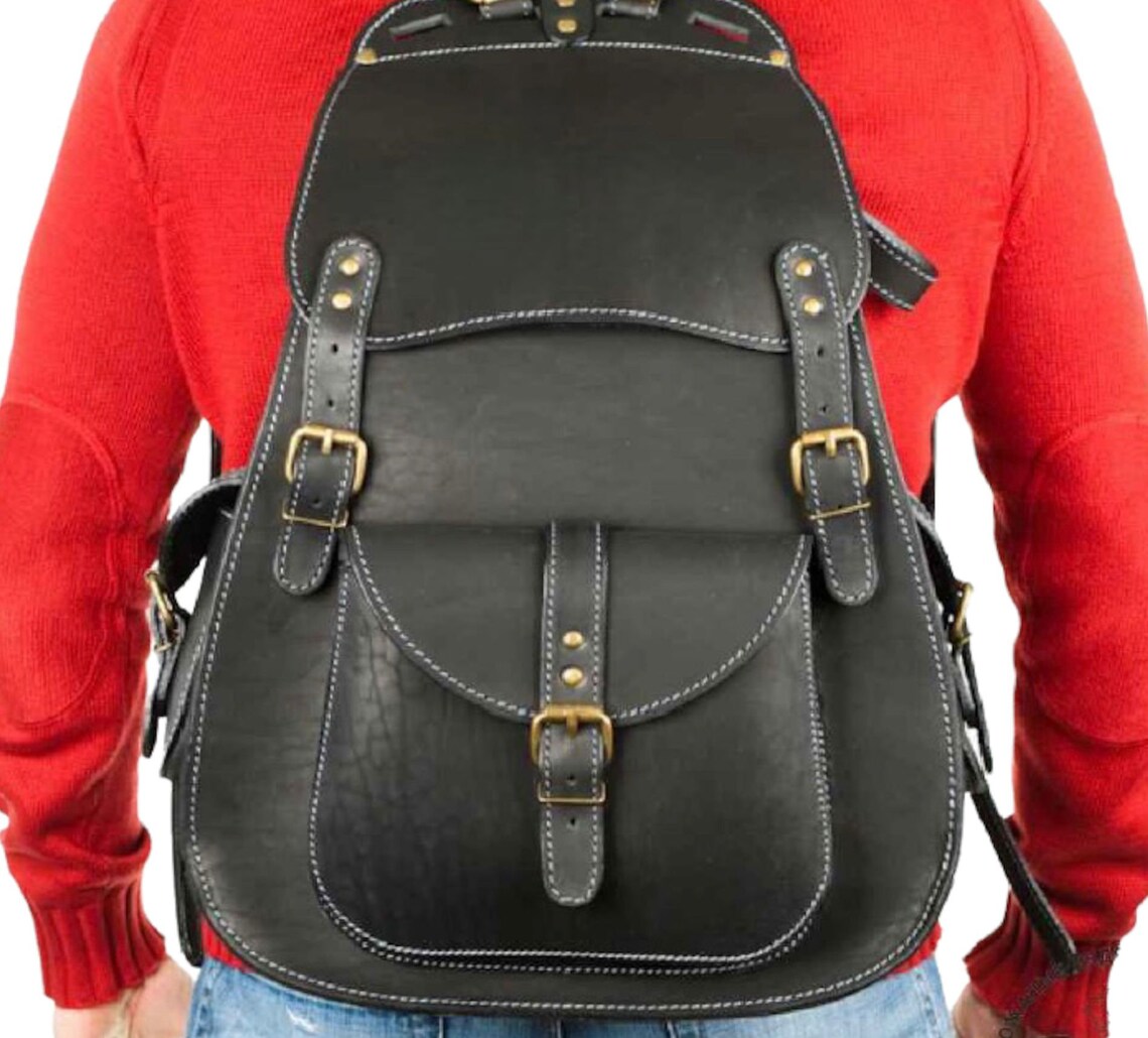 Leather Backpack PDF Pattern Woman Backpack Template Etsy
