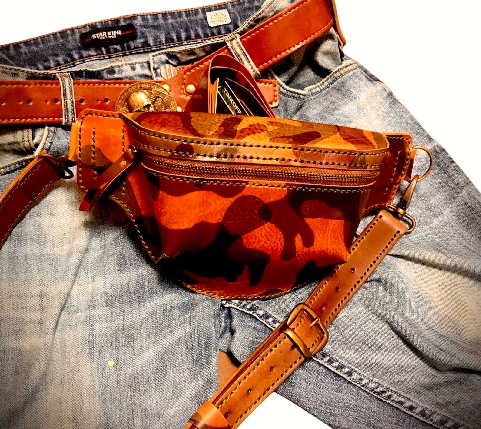 PDF Pattern Leather Cross Bag Waist Bag Pattern Belt Bag Etsy