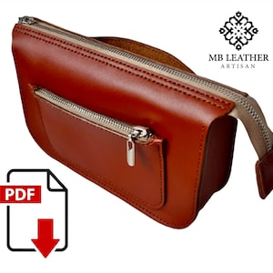 Modèle PDF de sac homme - modèle de sac homme - modèle de sac en cuir - modèle de sac à main en cuir - modèle Portmone en cuir