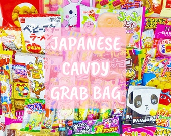 Japanese Korean Asian Sample Candy Gum Dagashi Lollipop Snack Random Mystery Snack Grab Bag