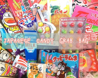 Exotic Japanese Korean Asian Sample Candy Gum Dagashi Lollipop Snack Random Mystery Snack Grab Bag
