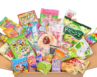 30 pcs exotic japanese asian surprise mystery dagashi snack and candy box (all boxes are random and made to order)