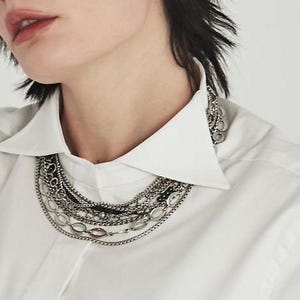 Verstellbarer Chirurgenstahl-Kettenhalsband Vielseitige Vielseitige Halskette