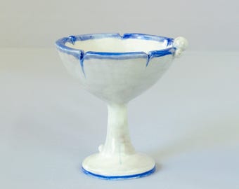 Handmade Ceramic Ice Cream Bowl | Artisan Pottery Bowls | Bowl Set | Milk Cup | Unique Handmade Ceramics | Colorful Kitchenware | Two bowls