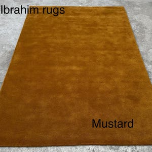 Solid color handtufted rug in 100% New Zealand Non Shedding Handmade Woolen High Low Pile Tufted Carpets 10x14,10x16,12x16,12x18