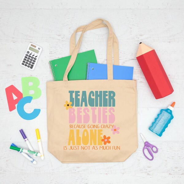 Funny Teacher Bestie Svg Etsy