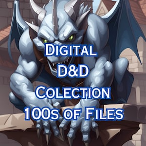 D&D Light Monster Image Collection - 50 Digital Art Prints for Dungeon Masters and Players - Instant Download