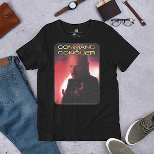 Shirt - Command and Conquer - GDI vs NOD. Abandonware, Retro, Vintage Video Game. Old games. Nostalgia Gaming. Game Merch, gamer gift.