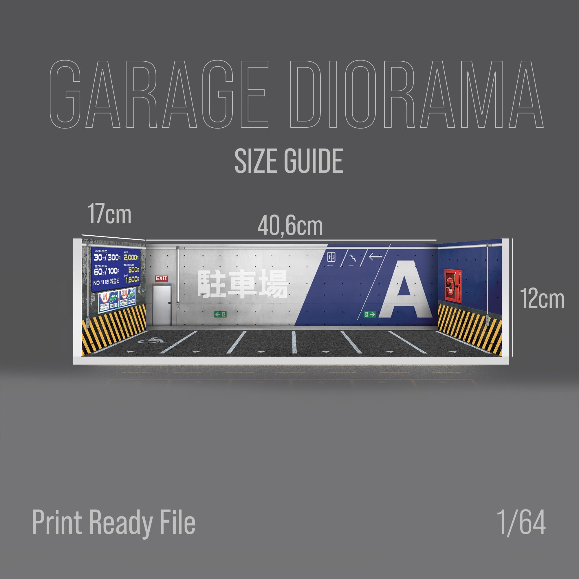 Vitrine Modèle Miniature Garage Acrylique Collection MAJORETTE PREMIUM